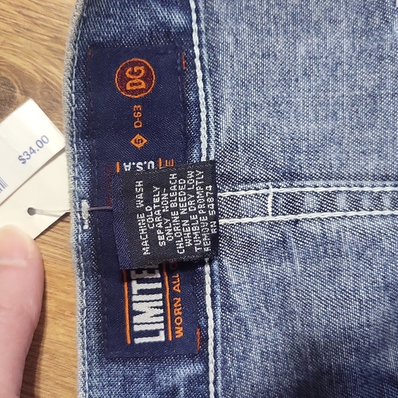 LIMITED JEANS USA DG (D&G) Mini Jean Skirt with Carpenter Loop - Picture 8 of 16